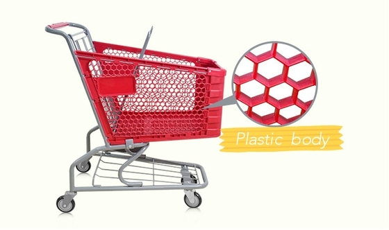Китай Пластиковые вагонетка/тележки покупок в супермаркете поставщик